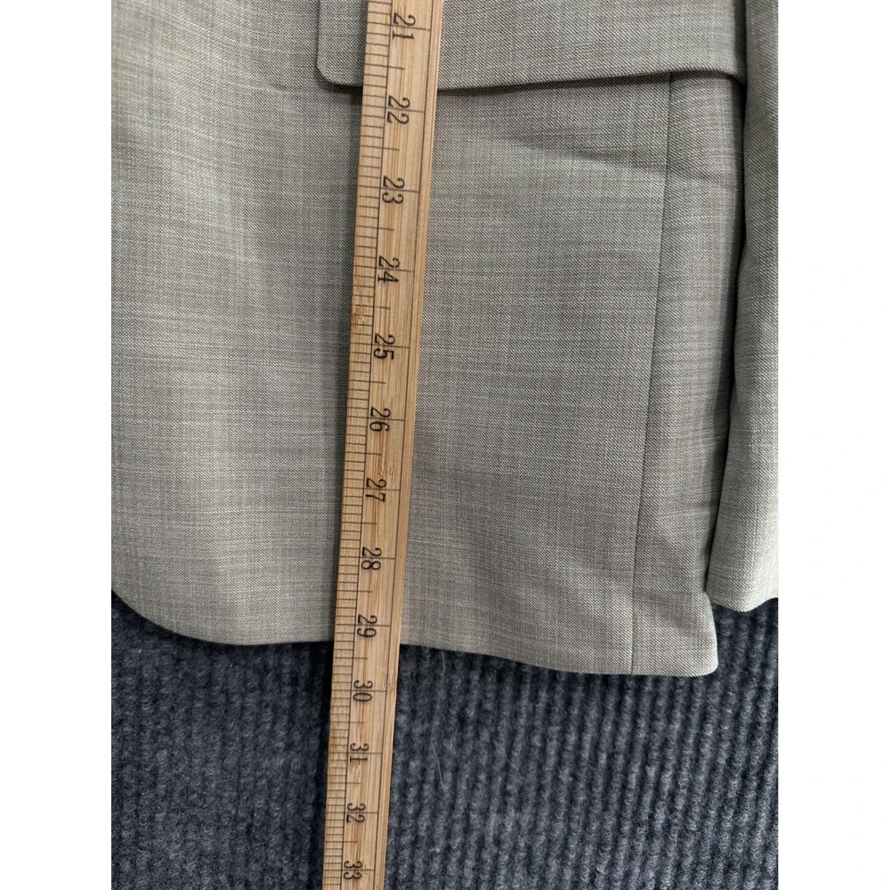Bar III Blazer Mens 38R Cream New Slim Fit Stretch Two Button Sport Coat